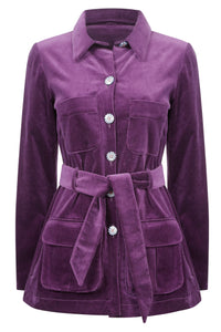 purple-velvet-safari-jacket-trouser-suit-womens